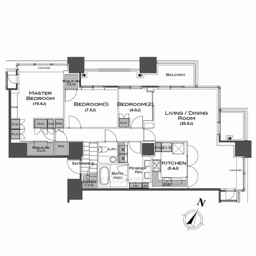 Property Blueprint /rent/tokyoapartment/search/results/154705/2007080285.html