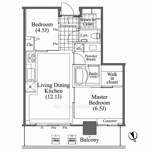 Property Blueprint /rent/tokyoapartment/search/results/158085/2008042122.html