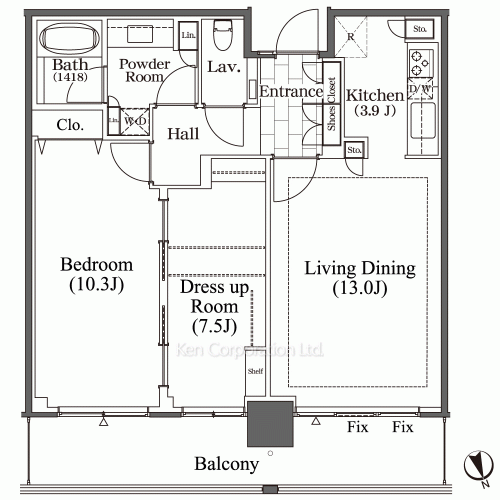 Property Blueprint /rent/tokyoapartment/search/results/158085/2008042232.html