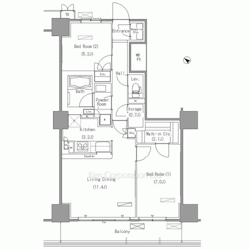 Property Blueprint /rent/tokyoapartment/search/results/158244/2008051387.html