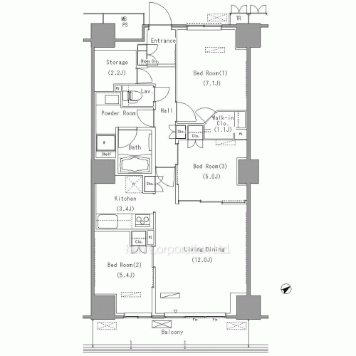 Property Blueprint /rent/tokyoapartment/search/results/158244/2008051449.html