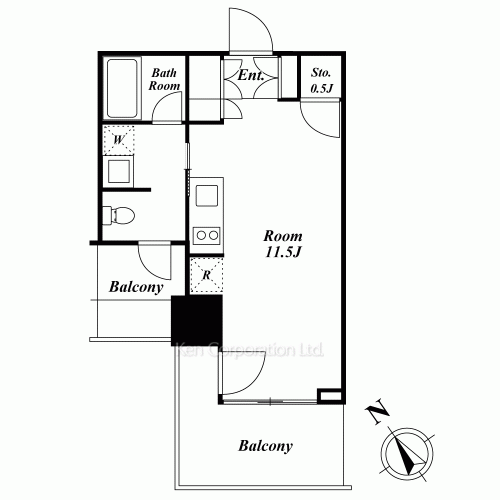 Property Blueprint /rent/tokyoapartment/search/results/167955/2011090679.html