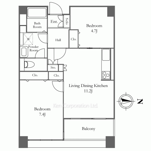 Property Blueprint /rent/tokyoapartment/search/results/183228/2016073748.html