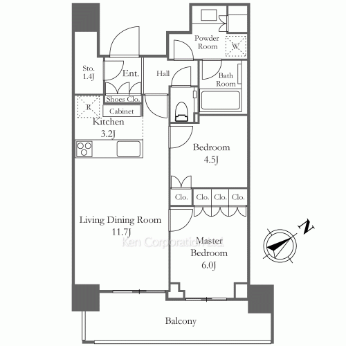 Property Blueprint /rent/yokohamaapartment/search/results/193130/2022100053.html