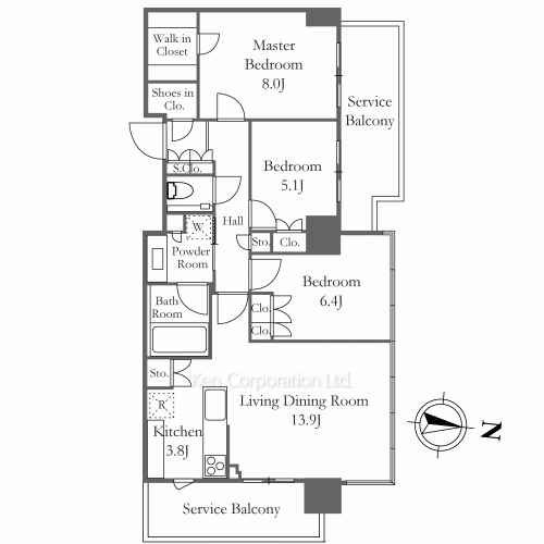 Property Blueprint /rent/yokohamaapartment/search/results/204126/2024100187.html